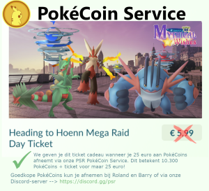 PokéCoin Aanbod